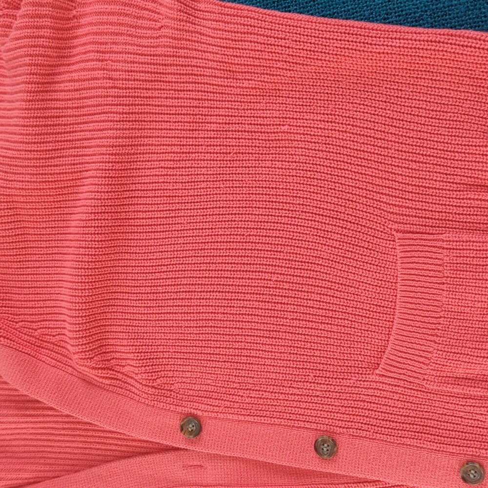 J. Crew Women's XL Coral Cardigan Sweater - Picture 7 of 7